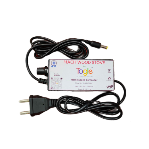 flame regulator for wood stove