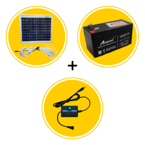 solar with battery backup for wood stove