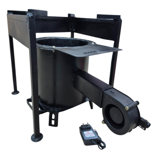 smokeless wood stove chulha with blower fan